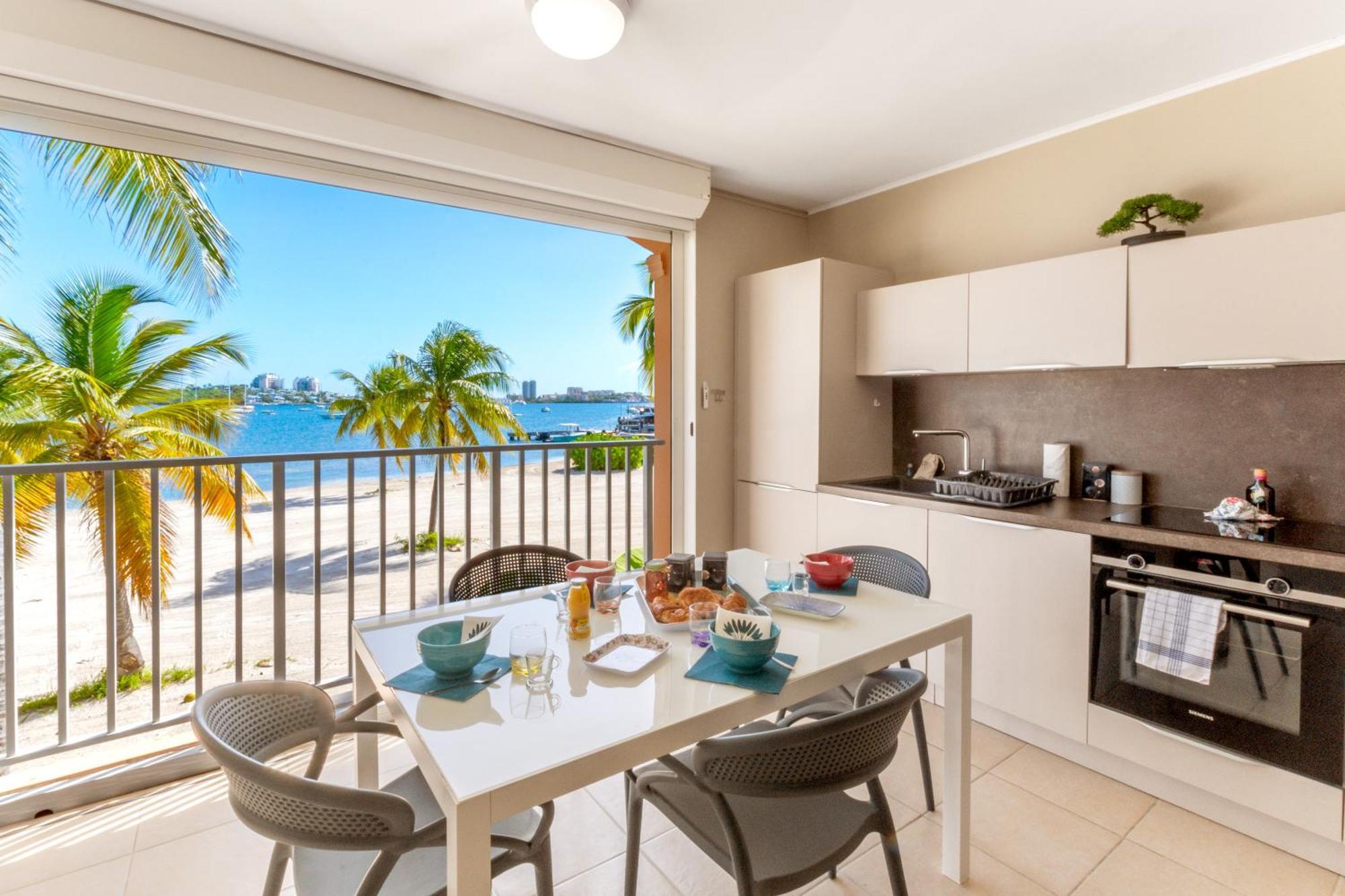 Vue Imprenable Sur Le Lagon, Appartement 1Ch 4P Baie Nettle ภายนอก รูปภาพ